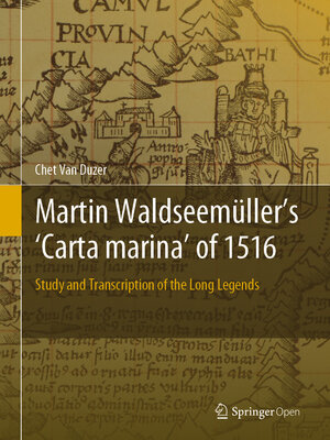 cover image of Martin Waldseemüller's 'Carta marina' of 1516